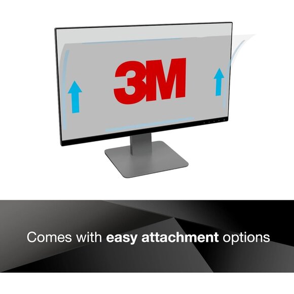 3M Privacy Filter for 23" Monitor – Reversible Gloss/Matte, Blue Light Blocking - Picture 5 of 7